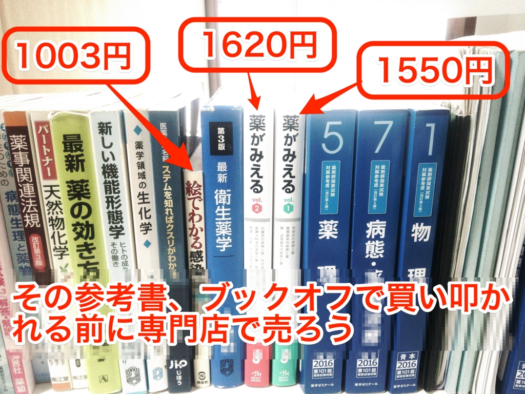 参考書や教科書が引っ越し代に 断捨離には専門買取店がおすすめ 薬ゴロ 薬学生の国試就活サイト